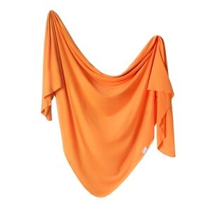 NWT Copper Pearl Solar Orange Knit Swaddle Blanket